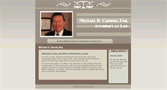 Desktop Screenshot of michaelcarroll-law.com